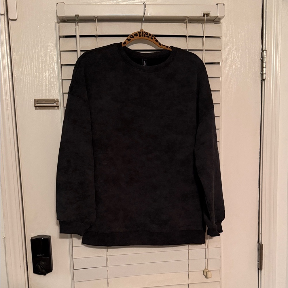 Classic Black Crewneck Sweater for Women